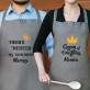 Herr & Queen - Set mit 2 Kochschürzen