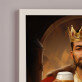 Ein König mit einem Bier - Königsporträt