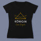 Königin oma - Schwarzes T-Shirt für Damen
