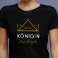 Königin oma - Schwarzes T-Shirt für Damen