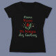 Königin des gartens - Schwarzes T-Shirt für Damen