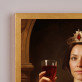 Eine Königin mit Wein - Königliches Porträt