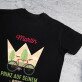 Prinz auf seinem Fahrradross - Schwarzes T-Shirt für Herren