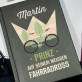 Prinz auf seinem Fahrradross - Notizbuch A5 mit Aufdruck