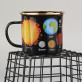 Emalierte Tasse Kosmos