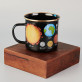 Emalierte Tasse Kosmos