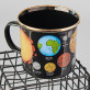 Emalierte Tasse Kosmos