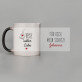 ich schicke Dir viel Liebe - Zaubertasse 