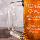 Papas legendäre Texte - Personalisierter Bierkrug