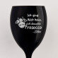 Ich kaufte Prosecco - Weinglas mit Gravur