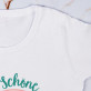 Die Schöne sieht immer schön aus - T-Shirt mit Aufdruck für Damen