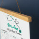 Arzt mit großem Herzen - Poster-Kalender mit Holzleisten