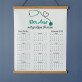 Arzt mit großem Herzen - Poster-Kalender mit Holzleisten