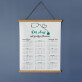 Arzt mit großem Herzen - Poster-Kalender mit Holzleisten
