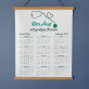 Arzt mit großem Herzen - Poster-Kalender mit Holzleisten