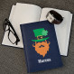 Leprechaun Mann - Notizbuch A5 mit Aufdruck