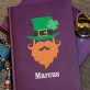 Leprechaun Mann - Notizbuch A5 mit Aufdruck