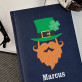 Leprechaun Mann - Notizbuch A5 mit Aufdruck