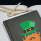 Leprechaun Mann - Notizbuch A5 mit Aufdruck