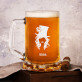 Leprechaun Frau - Personalisierter Bierkrug