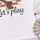 Let`s play - T-Shirt mit Aufdruck für Damen
