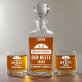 Limited Edition - Whiskykaraffe und Whiskygläser - Set mit Gravur