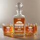 Limited Edition - Whiskykaraffe und Whiskygläser - Set mit Gravur