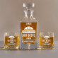 Limited Edition - Whiskykaraffe und Whiskygläser - Set mit Gravur