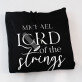 Lord of the strings - Schwarzer Kapuzenpullover für Herren