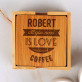 Love and lots of coffee - Tassenuntersetzer