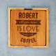 Love and lots of coffee - Tassenuntersetzer
