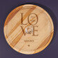 LOVE - Glasglocke mit Gravur