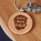 Love Football - Schlüsselanhänger aus Holz