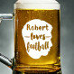 Love Football - Personalisierter Bierkrug