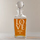 Love - Whiskykaraffe mit Gravur