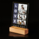 Love Namen - Druck auf Acrylglas mit LED Beleuchtung