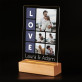 Love Namen - Druck auf Acrylglas mit LED Beleuchtung
