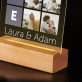 Love Namen - Druck auf Acrylglas mit LED Beleuchtung