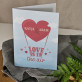 Love is in the air - Glückwunschkarte