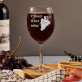 Love wine - Weinglas mit Gravur