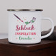 Schluck Inspiration - emaillierter Becher