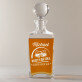 Whisky in der Kehle - Whiskykaraffe mit Gravur