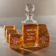 Magic Whisky - Whiskykaraffe und Whiskygläser - Set mit Gravur