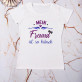 Mein Freund ist Handsome - T-Shirt mit Aufdruck für Damen