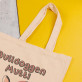 Bulldoggen-Mutti - Baumwolltasche mit Aufdruck