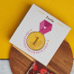 Medaille für Mama - Schokolade mit Erdbeeren