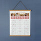 Mama beste Freundin - Poster-Kalender mit Holzleisten