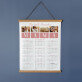 Mama beste Freundin - Poster-Kalender mit Holzleisten