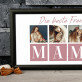Mama die beste Freundin - Kunstdruck mit Rahmen