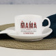 Die erste und die beste Lehrerin - Tasse mit Untertasse